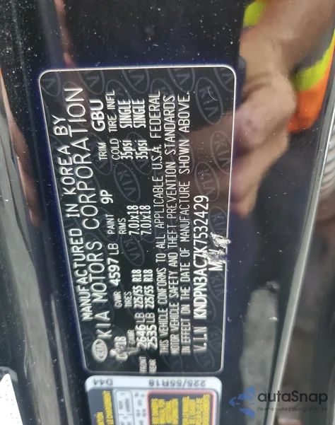 2019 Kia Sportage Ex from USA, damaged, VIN KNDPN3AC7K7532429